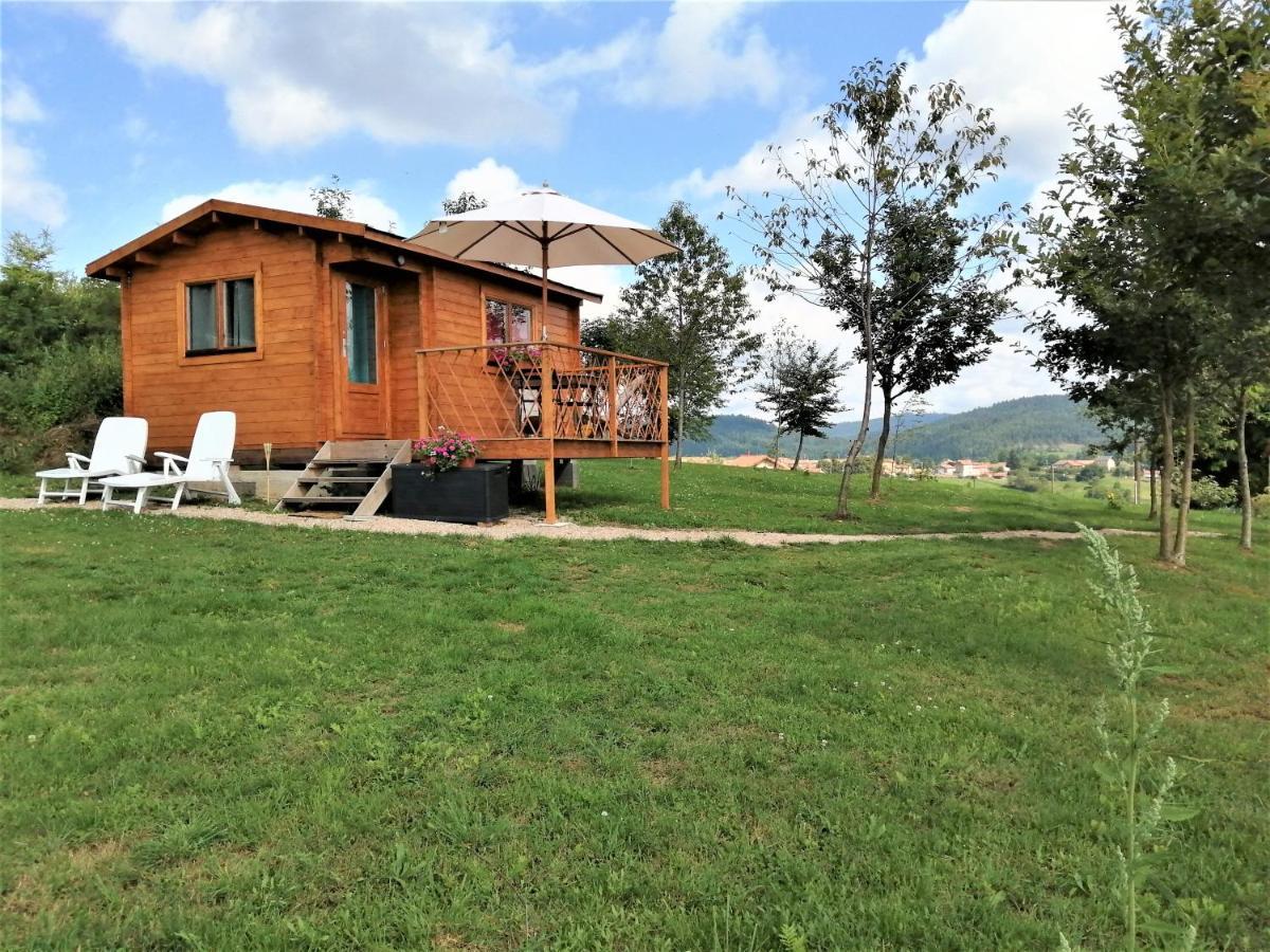 Le Chalet Des Etoiles Champagnac-le-Vieux Exterior foto